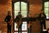 Kvartet saksofonov v izvedbi Glasbene šole Fran Korun Koželjski Velenje.